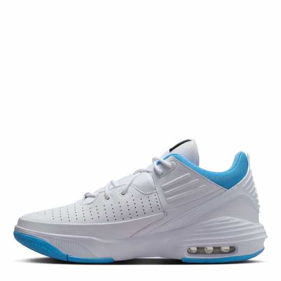 Мъжки Маратонки За Баскетбол Air Jordan Max Aura 5 Mens Basketball Shoes Бяло/Синьо/Черно Баскетболни маратонки