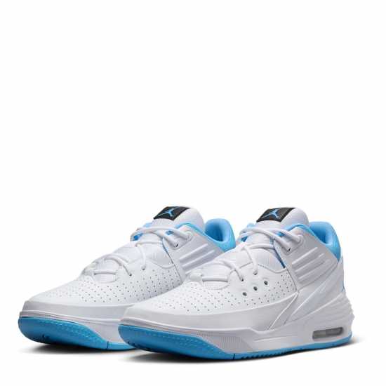 Мъжки Маратонки За Баскетбол Air Jordan Max Aura 5 Mens Basketball Shoes Бяло/Синьо/Черно Баскетболни маратонки