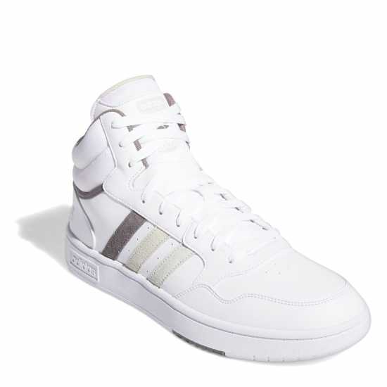 Adidas Hoops 3.0 Mid Classic Vintage Shoes Бяло/Сиво Мъжки баскетболни маратонки