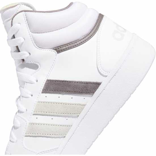 Adidas Hoops 3.0 Mid Classic Vintage Shoes Бяло/Сиво Мъжки баскетболни маратонки