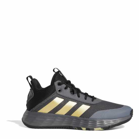 Adidas Ownthegame Basketball Trainers Mens Сиво/Златно/Черно Баскетболни маратонки