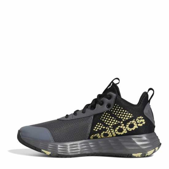 Adidas Ownthegame Basketball Trainers Mens Сиво/Златно/Черно Баскетболни маратонки