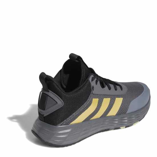 Adidas Ownthegame Basketball Trainers Mens Сиво/Златно/Черно Баскетболни маратонки