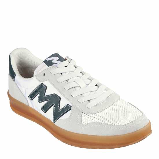 Skechers Маратонки 6 Eye Classic Racket Cup Court Trainers Mens Бяло/Сиво Мъжки високи кецове