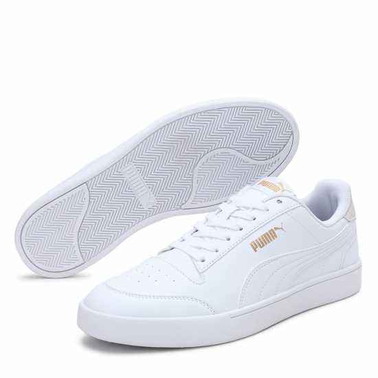 Puma Shuffle Trainers White/White Мъжки високи кецове