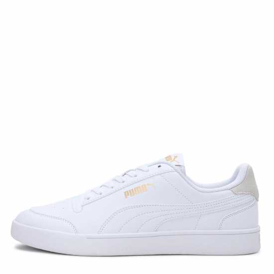 Puma Shuffle Trainers White/White Мъжки високи кецове