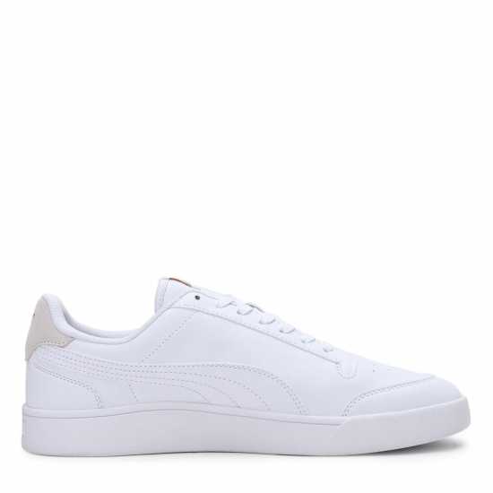 Puma Shuffle Trainers White/White Мъжки високи кецове