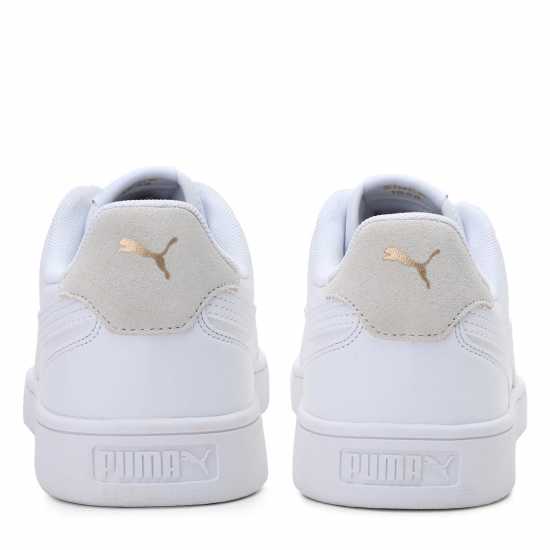 Puma Shuffle Trainers White/White Мъжки високи кецове