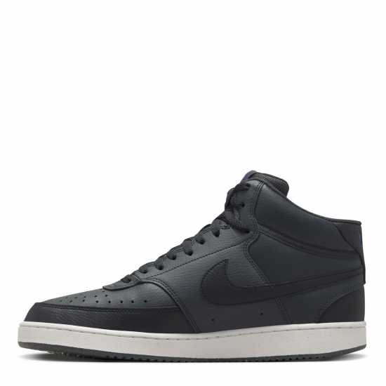 Nike Court Vision Mid Next Nature Mens Черно/Сиво 