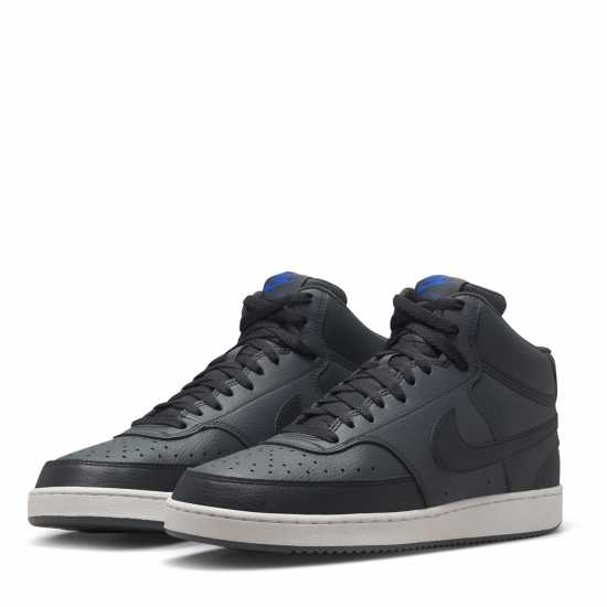 Nike Court Vision Mid Next Nature Mens Черно/Сиво 