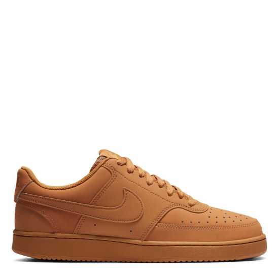 Nike Мъжки Маратонки Court Vision Mens Trainers Wheat/Wheat Мъжки високи кецове