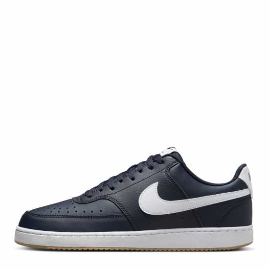 Nike Ниски Мъжки Маратонки Court Vision Low Trainers Mens Обсидиан/Бял Мъжки високи кецове