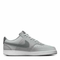 Nike Ниски Мъжки Маратонки Court Vision Low Trainers Mens Димно сиво 