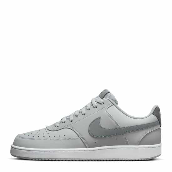 Nike Ниски Мъжки Маратонки Court Vision Low Trainers Mens Димно сиво 