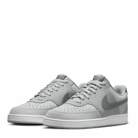 Nike Ниски Мъжки Маратонки Court Vision Low Trainers Mens Димно сиво 