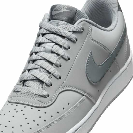 Nike Ниски Мъжки Маратонки Court Vision Low Trainers Mens Димно сиво 