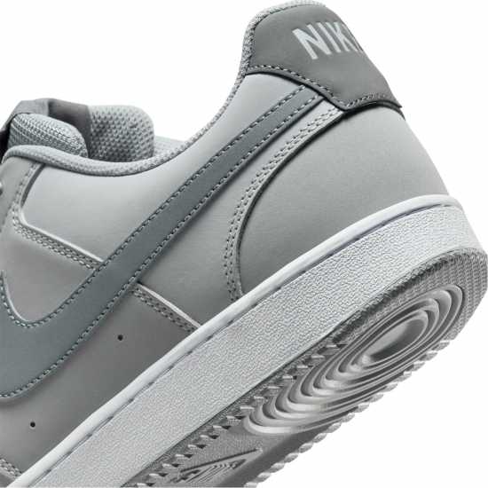 Nike Ниски Мъжки Маратонки Court Vision Low Trainers Mens Димно сиво 