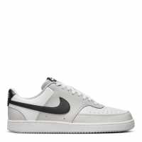 Nike Ниски Мъжки Маратонки Court Vision Low Trainers Mens Сиво/Черно/Бяло 