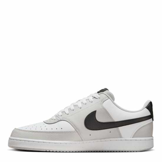 Nike Ниски Мъжки Маратонки Court Vision Low Trainers Mens Сиво/Черно/Бяло 