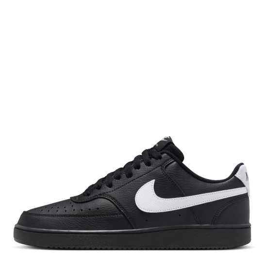 Nike Ниски Мъжки Маратонки Court Vision Low Trainers Mens Черно 