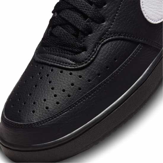 Nike Ниски Мъжки Маратонки Court Vision Low Trainers Mens Черно 