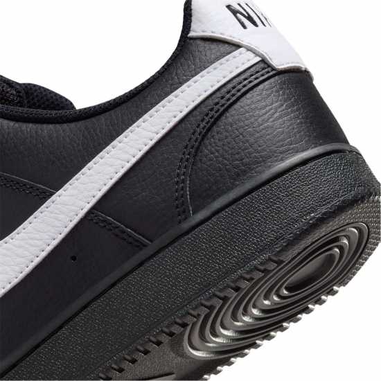 Nike Ниски Мъжки Маратонки Court Vision Low Trainers Mens Черно 