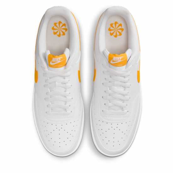 Nike Ниски Мъжки Маратонки Court Vision Low Trainers Mens Бяло/Злато Мъжки високи кецове