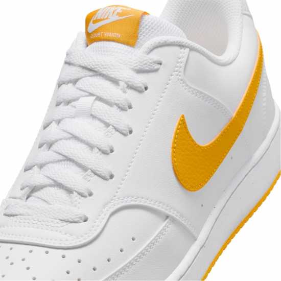 Nike Ниски Мъжки Маратонки Court Vision Low Trainers Mens Бяло/Злато Мъжки високи кецове