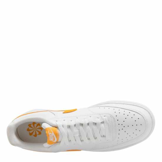 Nike Ниски Мъжки Маратонки Court Vision Low Trainers Mens Бяло/Злато Мъжки високи кецове