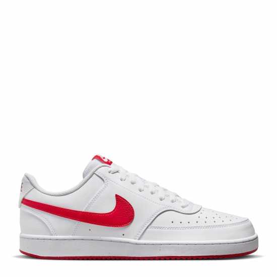 Nike Ниски Мъжки Маратонки Court Vision Low Trainers Mens White/Red Мъжки маратонки