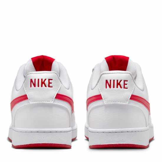 Nike Ниски Мъжки Маратонки Court Vision Low Trainers Mens White/Red Мъжки маратонки