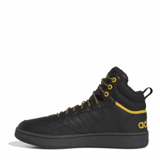 Adidas Hoops 3.0 Mid Lifestyle Basketball Classic Fur Lining Winterized Shoes Черно/Жълто 