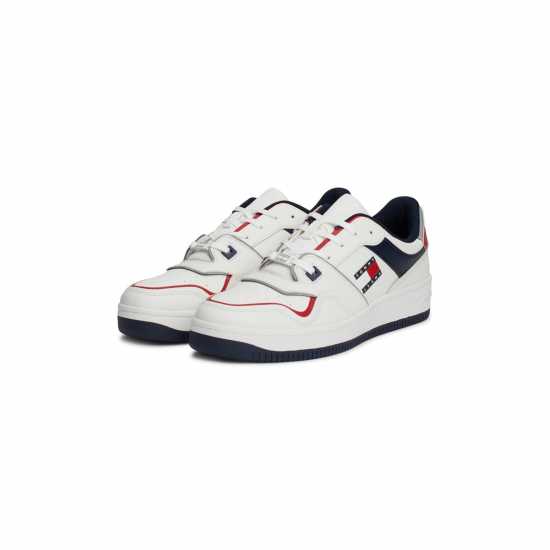 Tommy Jeans Retro Leather Basket Trainers  