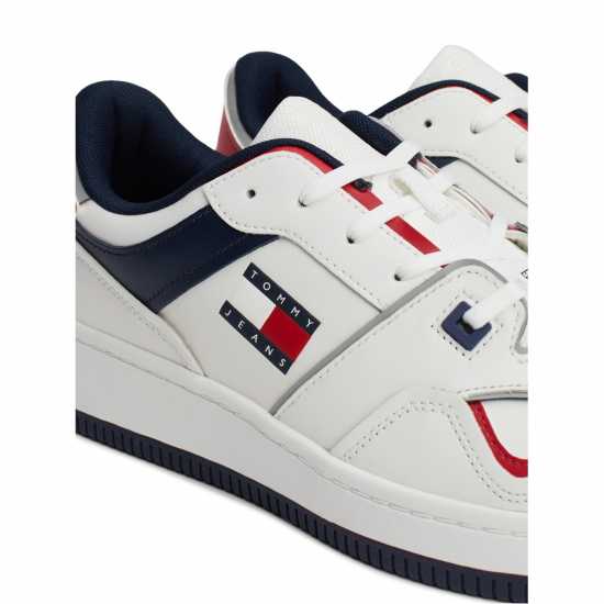 Tommy Jeans Retro Leather Basket Trainers  