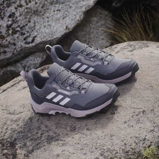 Adidas Мъжки Туристически Обувки Terrex Ax4 Gore Tex Womens Walking Shoes Сиво пет 