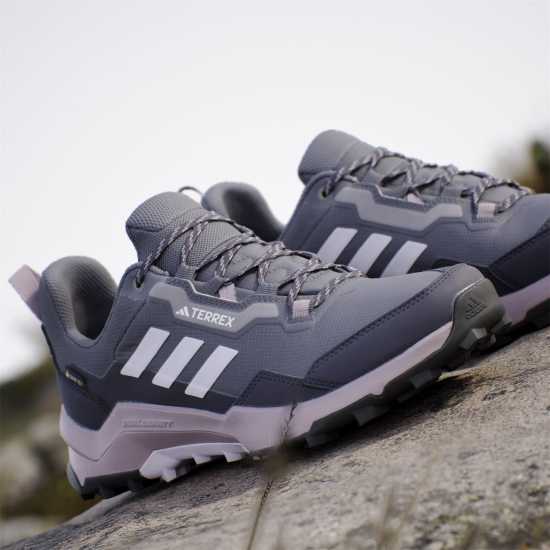 Adidas Мъжки Туристически Обувки Terrex Ax4 Gore Tex Womens Walking Shoes Сиво пет 