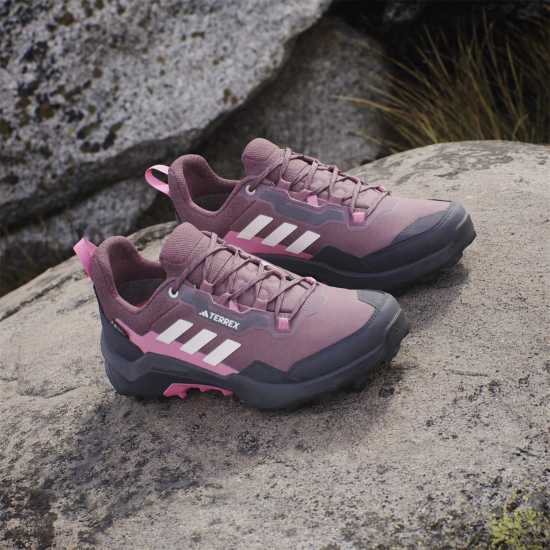 Adidas Мъжки Туристически Обувки Terrex Ax4 Gore Tex Womens Walking Shoes Тих Красно 