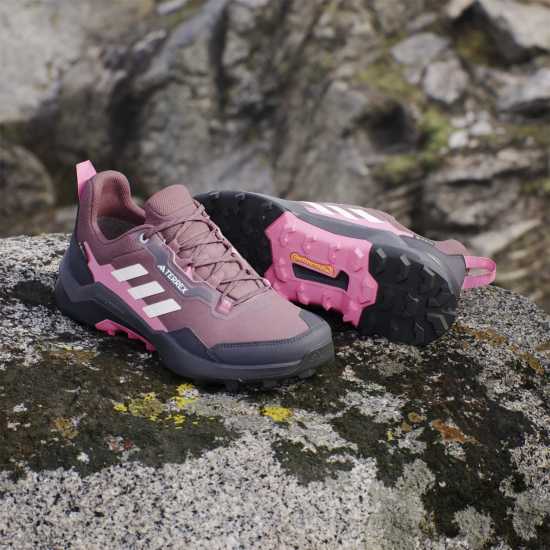 Adidas Мъжки Туристически Обувки Terrex Ax4 Gore Tex Womens Walking Shoes Тих Красно 