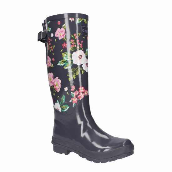 Hi Tec Wellington Boots Черно печатане Дамски гумени ботуши