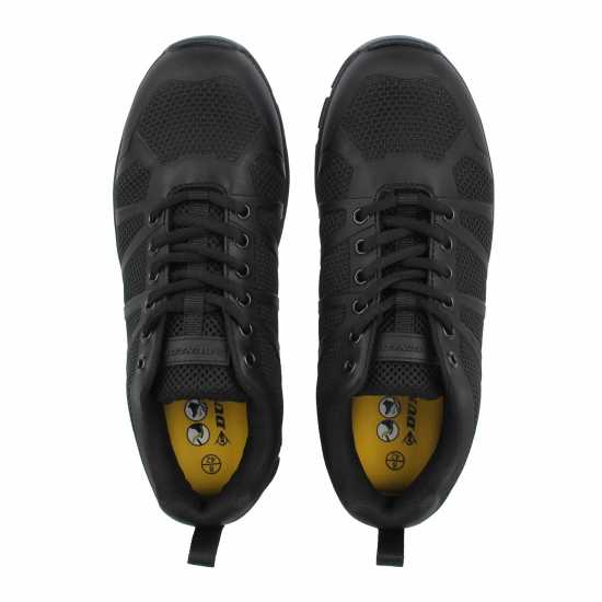 Dunlop Мъжки Работни Обувки Reno Memory Foam Mens Safety Shoes Черно/Черно 