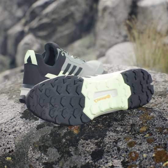 Adidas Terrex Ax4 Gore-Tex Hiking Shoes Сребърно зелено Мъжки туристически обувки