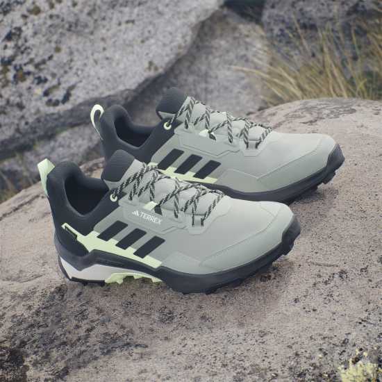 Adidas Terrex Ax4 Gore-Tex Hiking Shoes Сребърно зелено Мъжки туристически обувки