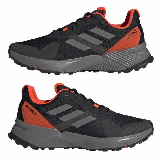 Adidas Маратонки За Бягане По Пътеки Terrex Soulstride Trail Running Shoes Основно черно/сиво Ботуши за сняг