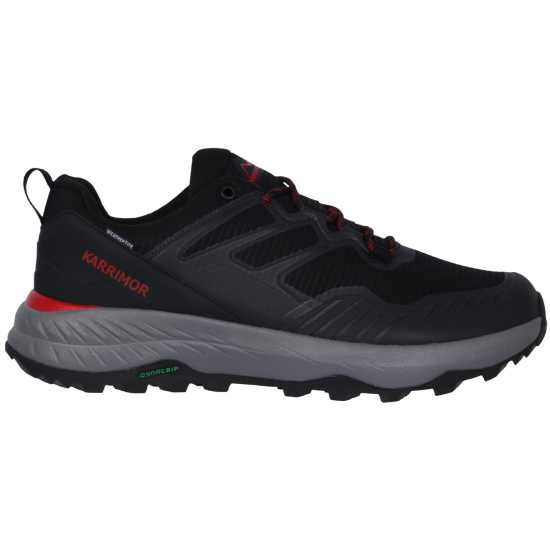 Непромокаеми Мъжки Обувки Karrimor Haraka Waterproof Mens Walking Shoes Червен/Черен/Червен Мъжки туристически обувки