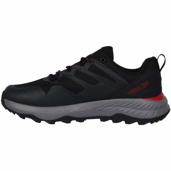 Непромокаеми Мъжки Обувки Karrimor Haraka Waterproof Mens Walking Shoes Червен/Черен/Червен Мъжки туристически обувки