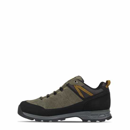 Karrimor Hot Rock Mens Low Walking Shoes Хаки/Жълто 