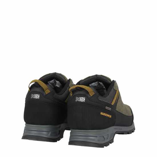 Karrimor Hot Rock Mens Low Walking Shoes Хаки/Жълто 