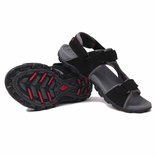 Karrimor Мъжки Сандали Antibes Mens Sandals Черно/Червено/Кафяво Мъжки туристически обувки