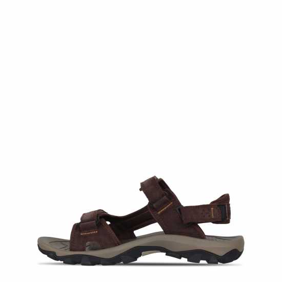 Мъжки Туристически Сандали Karrimor Antibes Leather Mens Walking Sandals Кафяво Мъжки туристически обувки