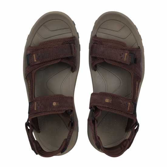 Мъжки Туристически Сандали Karrimor Antibes Leather Mens Walking Sandals Кафяво Мъжки туристически обувки